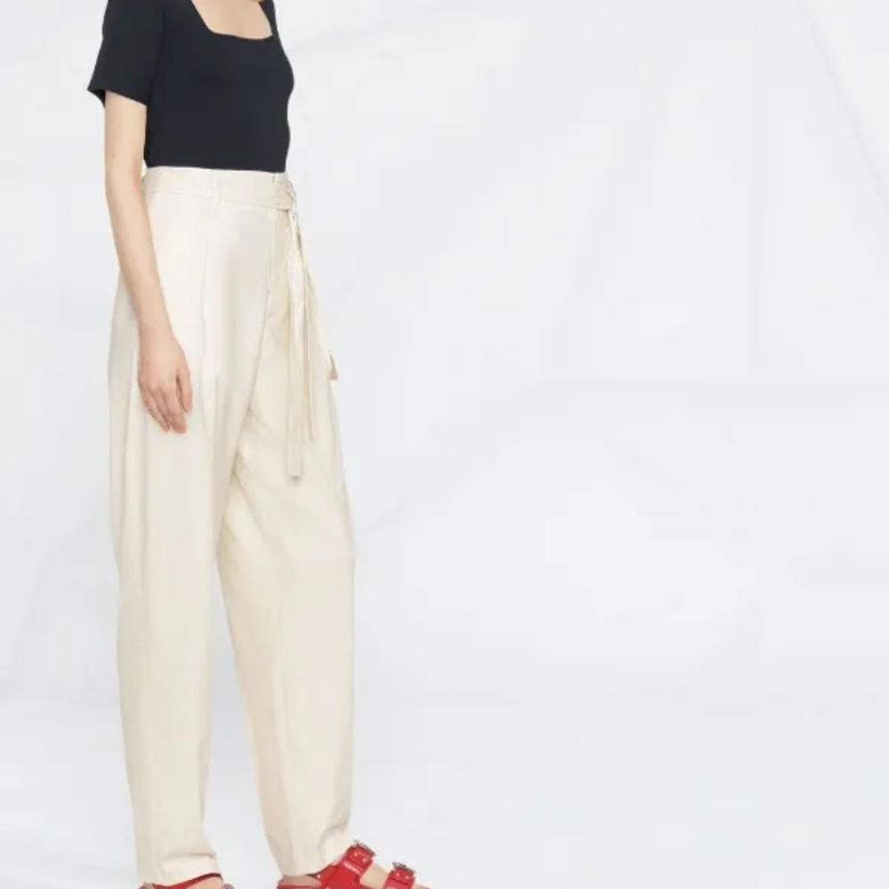 Rag & Bone Roxie tapered Cream Trousers